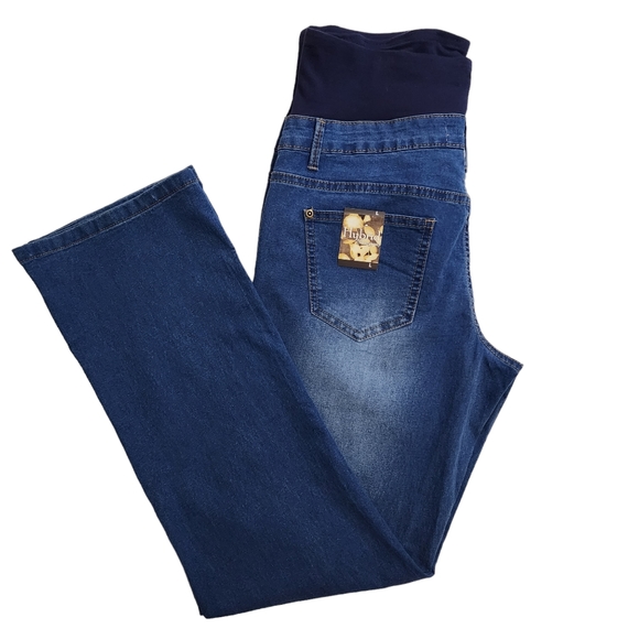 Hybrid & company Denim - Hybrid & Company Maternity Jeans Sz L NWT